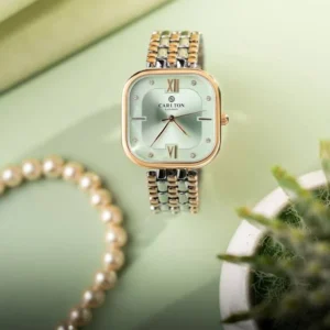 a watch on a table